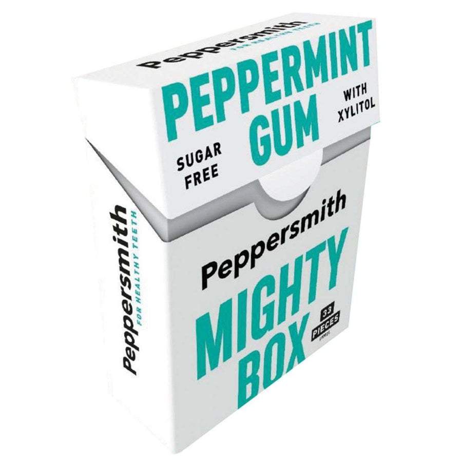 Peppersmith Mighty Box Peppermint Xylitol Chewing Gum - 33 Pieces