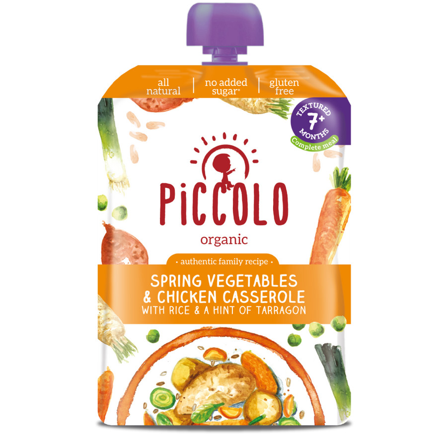 Piccolo Spring Vegetables & Chicken 130g - Pack of 7