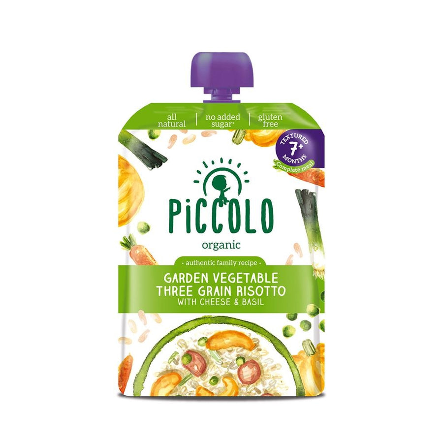 Piccolo Three Grain Vegetable Risotto 130g - Case of 7