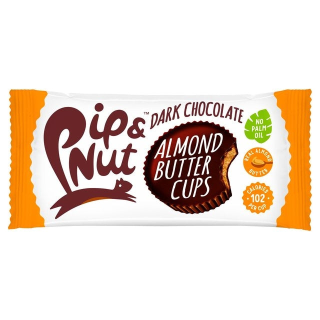 Pip & Nut Dark Chocolate Almond Butter Cups 34g - Pack of 5