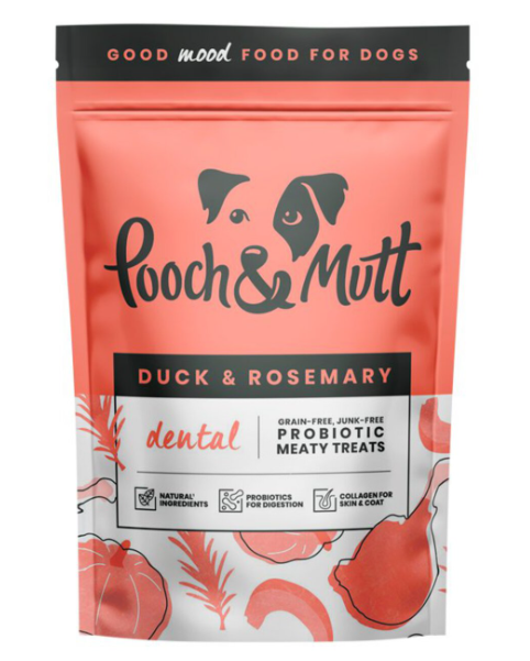 Pooch & Mutt Duck & Rosemary Probio Dental Health Treats 120g
