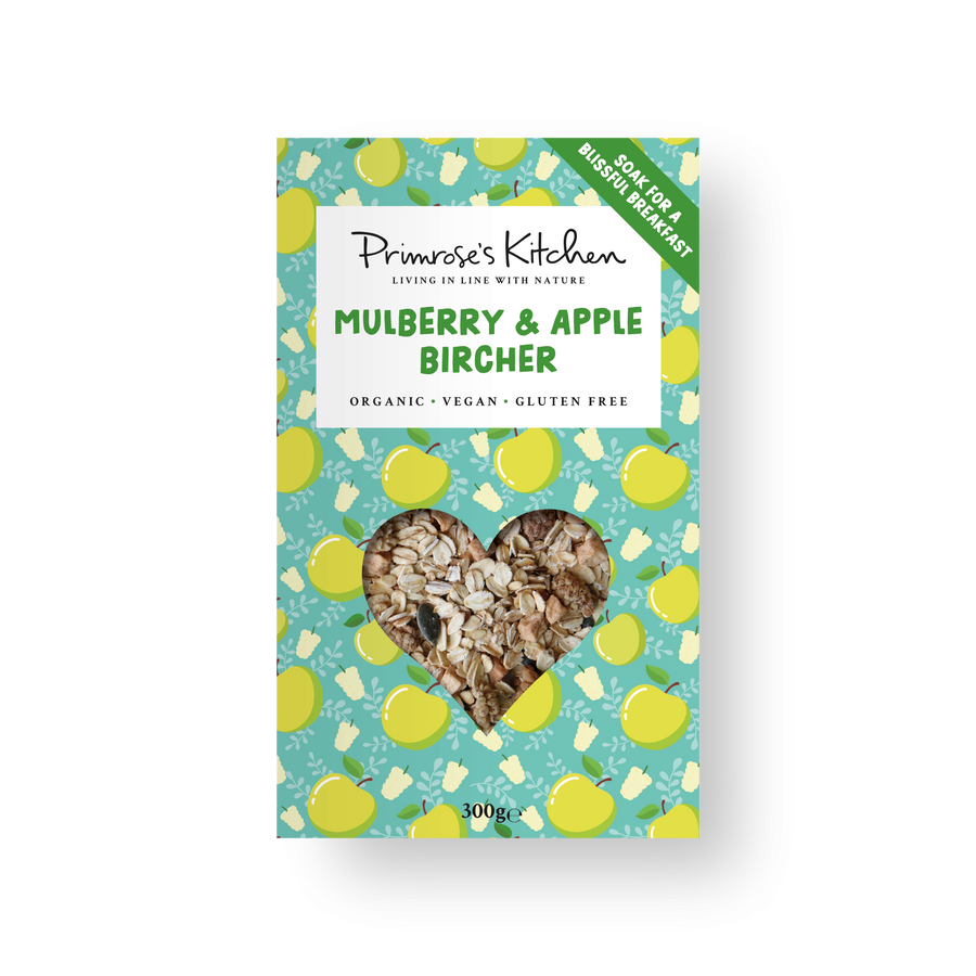 Primrose's Kitchen Organic Mulberry & Apple Bircher 300g