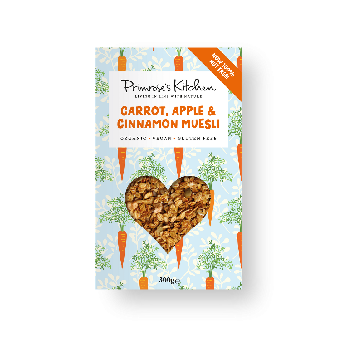 Primrose's Kitchen Raw Carrot, Apple & Cinnamon Muesli 400g