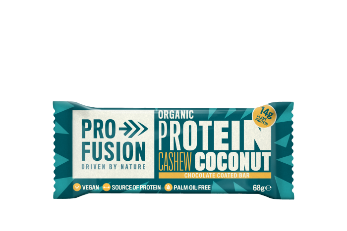 Profusion Organic Cashew Coconut Protein Bar - Case of 16 