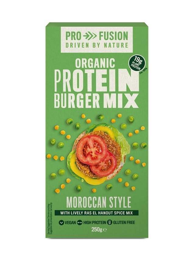 Profusion Organic Moroccan Style Protein Burger Mix 250g