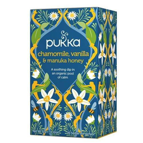 Pukka Chamomile, Vanilla & Manuka Honey Tea - 20 Bags