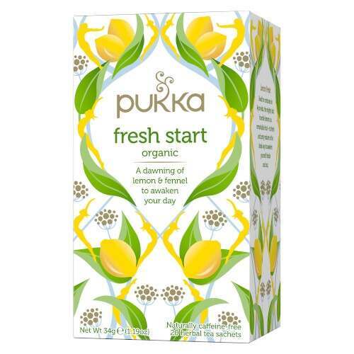 Pukka Organic Fresh Start Herbal Tea - 20 Bags