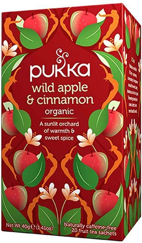 Pukka Wild Apple & Cinnamon Ginger Tea - 20 Bags
