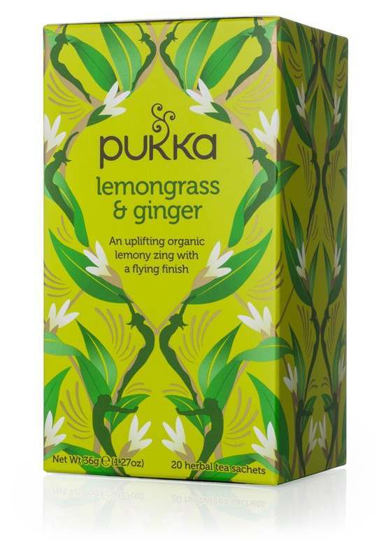 Pukka Organic Lemongrass & Ginger Tea - 20 Sachets