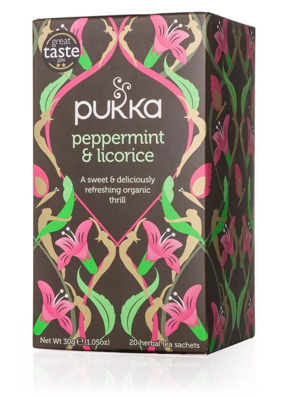 Pukka Organic Peppermint & Liquorice Tea - 20 Sachets