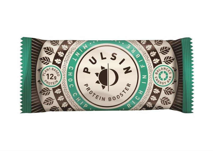 Pulsin Mint Choc Chip Protein Booster Bar 50g - Pack of 18
