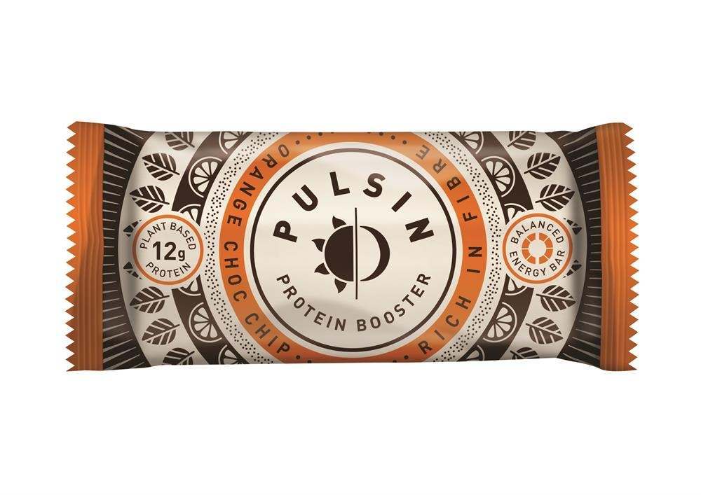 Pulsin Orange Choc Chip Protein Snack Bar 50g - Pack of 18