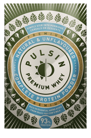 Pulsin Natural Whey Protein Isolate Powder 1kg