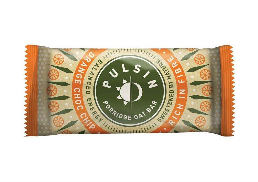 Pulsin Orange Choc Chip Porridge Bar 40g - Pack of 18