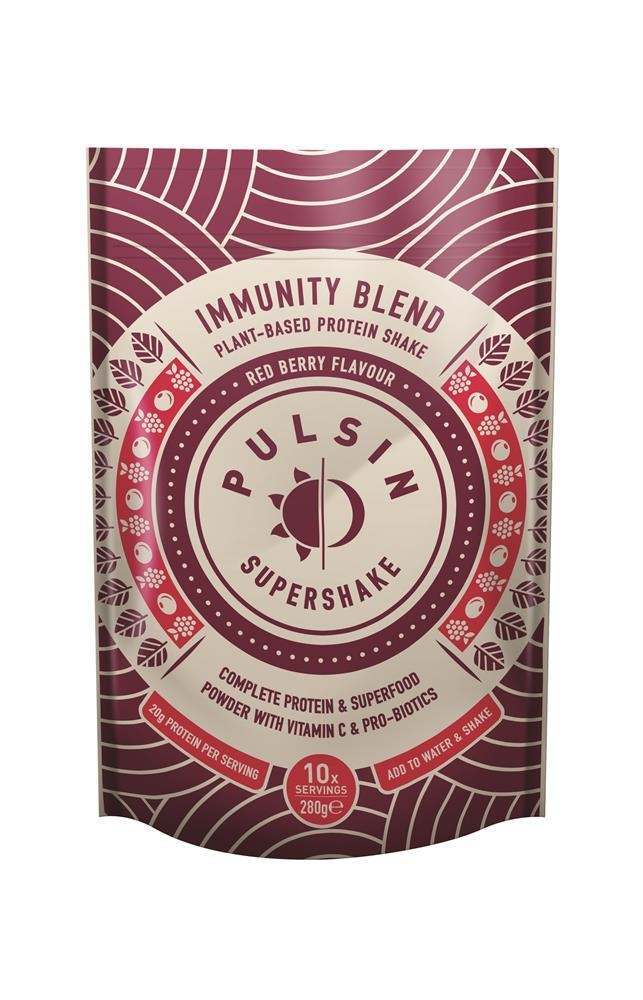 Pulsin Supershake Immunity Red Berry Protein Blend 280g