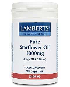 Lamberts Pure Starflower Oil 1000mg 90 capsules
