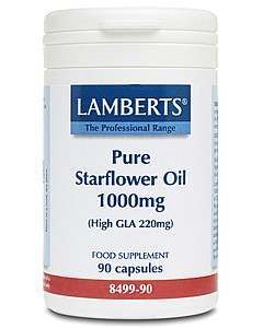 Lamberts Pure Starflower Oil 1000mg 90 capsules