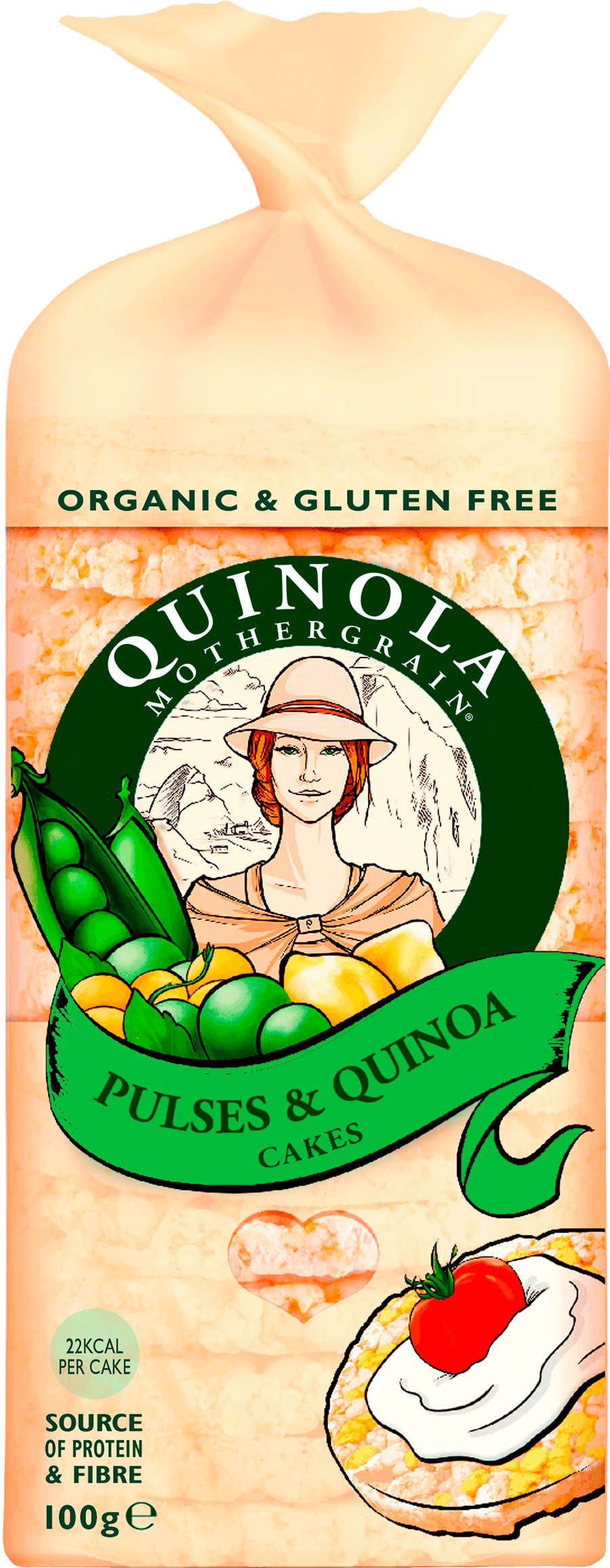 Quinola Organic Pulses & Quinoa Cakes 100g