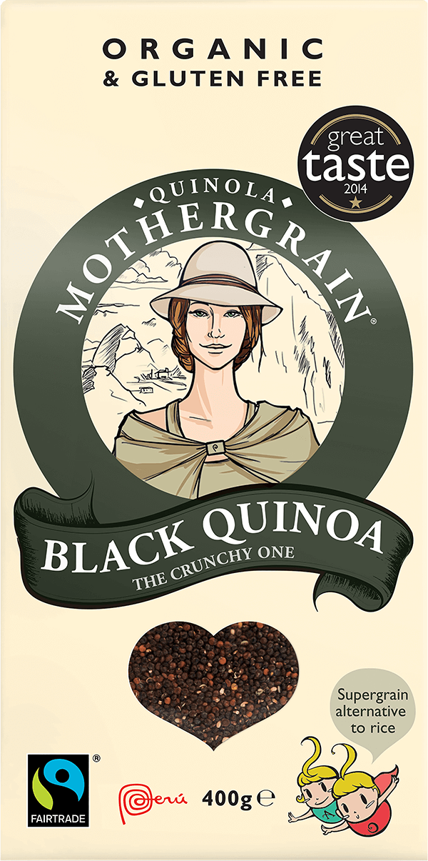 Quinola Organic & Fairtrade Black Quinoa 400g