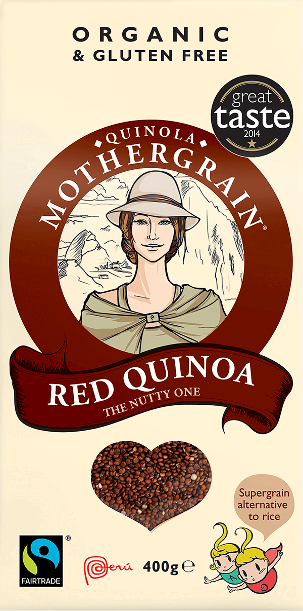 Quinola Organic & Fairtrade Red Quinoa 400g