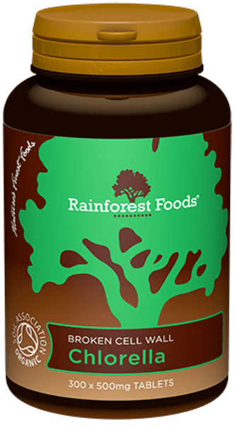 Rainforest Foods Organic Chlorella 300 Capsules