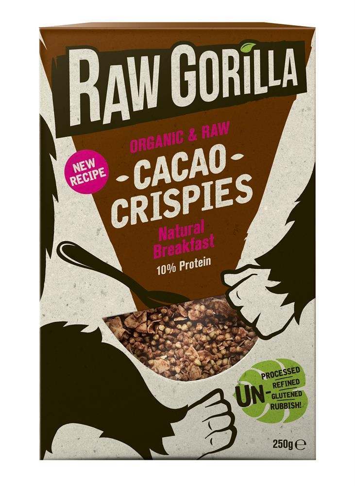 Raw Gorilla Organic Cacao Crispies 250g