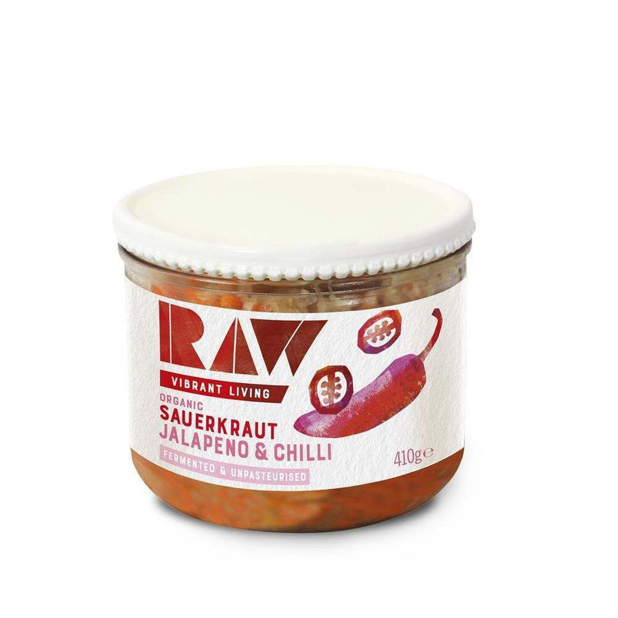 Raw Health Organic Jalapeno & Chilli Sauerkraut 410g