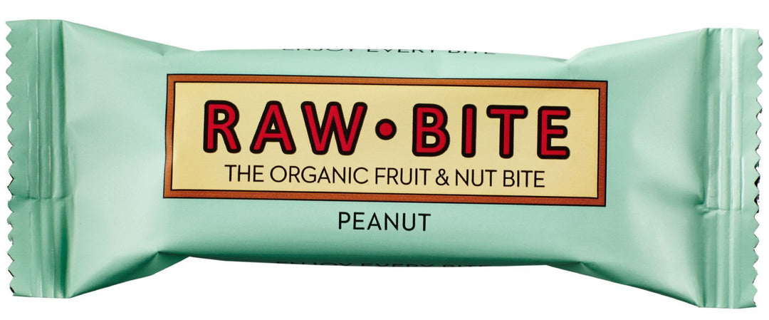 Rawbite Peanut Bars 50g - Pack of 12