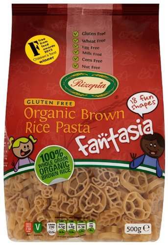 Rizopia Organic Brown Rice Fantasia Pasta 500g