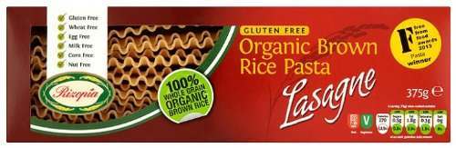 Rizopia Organic Brown Rice Lasagne 375g