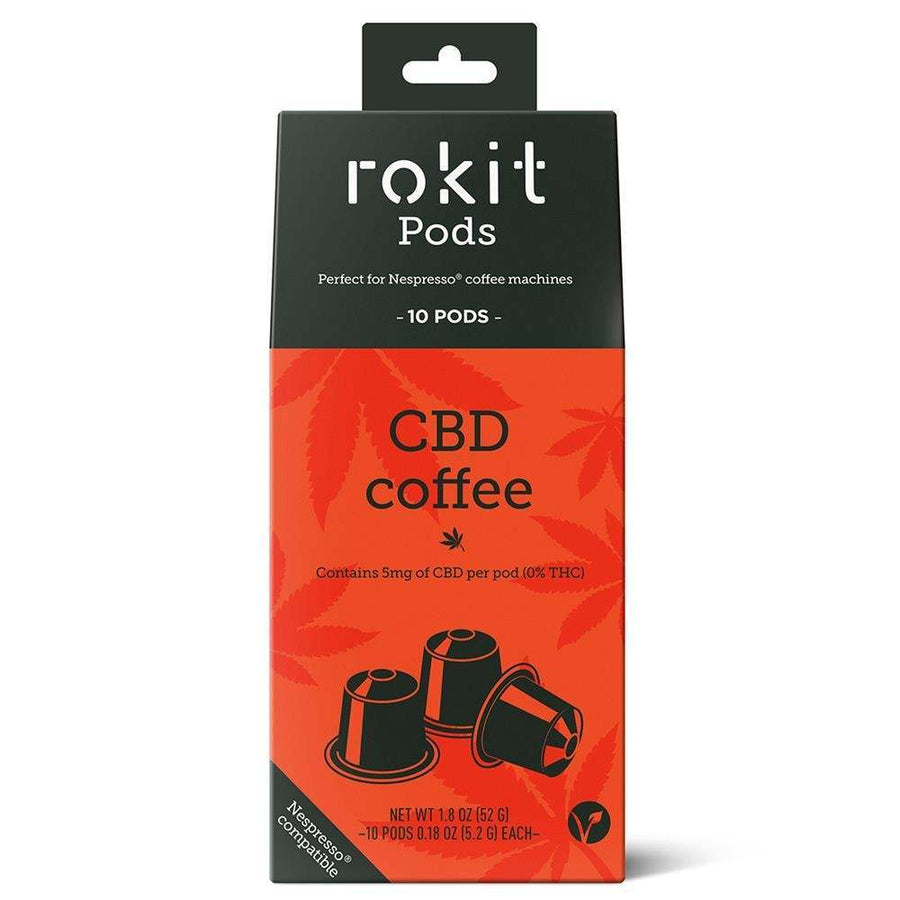 Rokit Pods CBD Coffee Nespresso Compatible Pods - 10 Pack