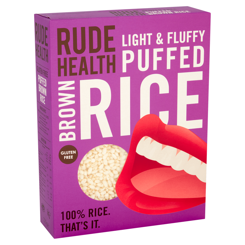 Rude Health Gluten Free Puffed Brown Rice 225g