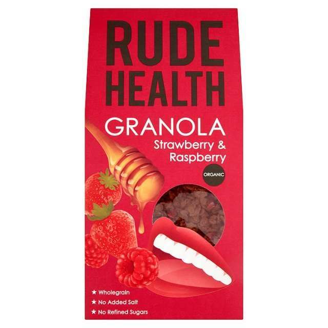 Rude Health Organic Strawberry and Raspberry Granola 450g