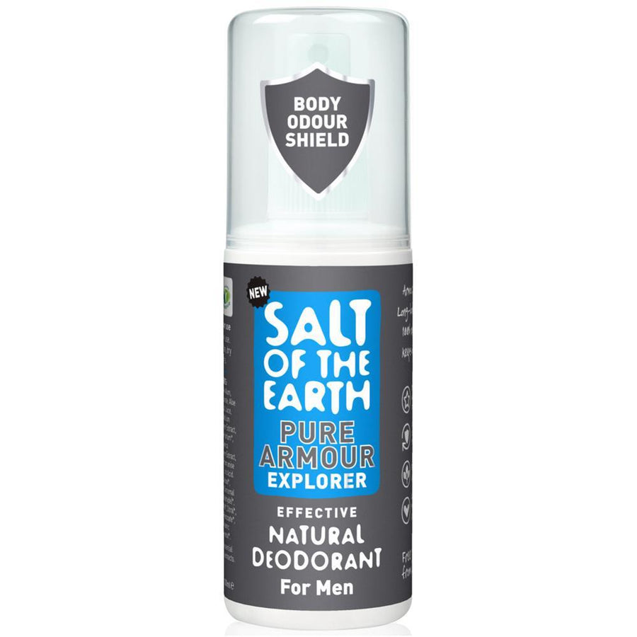 Salt of the Earth Pure Armour Explorer Deodorant Spray for Men 100ml 