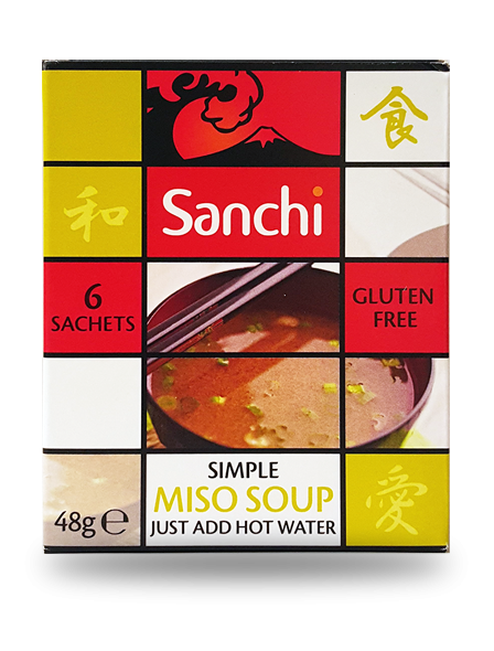 Sanchi Seaweed Miso Instant Soup - 6 Sachets