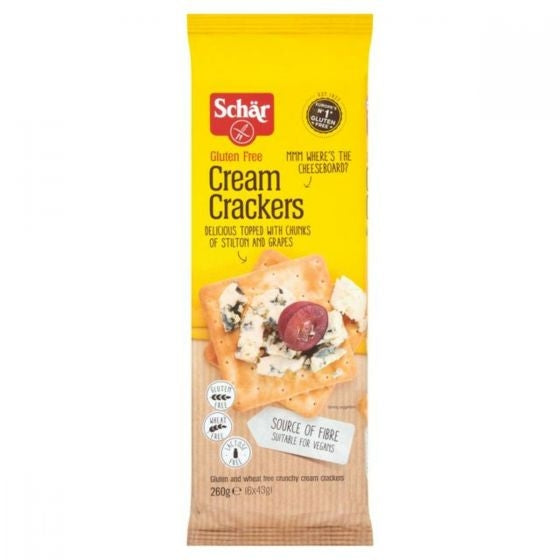 Schar Gluten Free Cream Crackers 260g