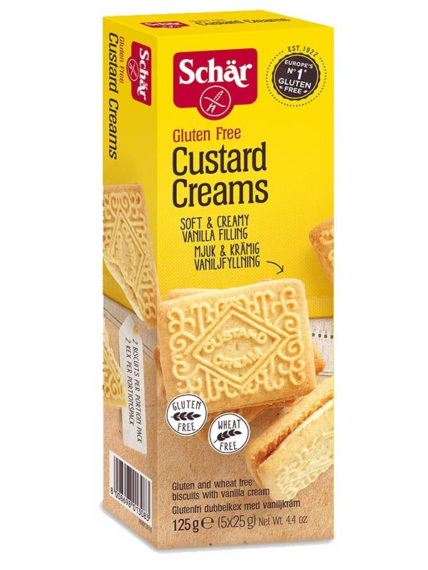 Schar Gluten Free Custard Creams 125g