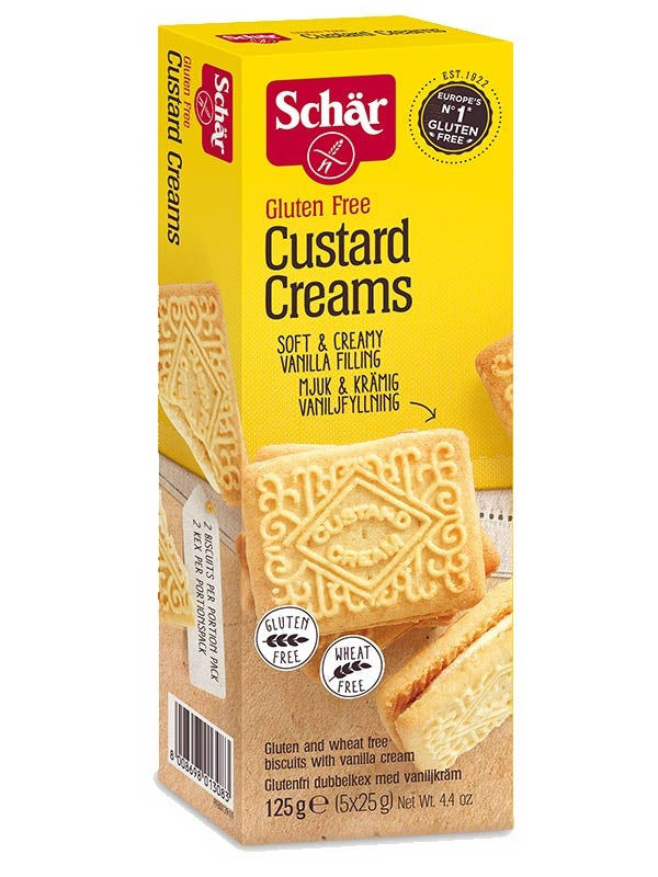 Schar Gluten Free Custard Creams 125g