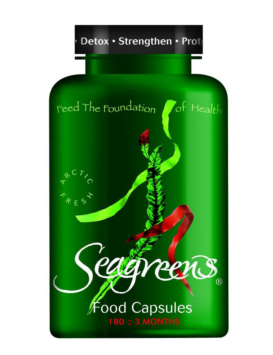 Seagreens Organic Seaweed Food 180 Capsules