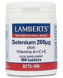 Lamberts Selenium plus Vitamins A+C+E 100 Tablets