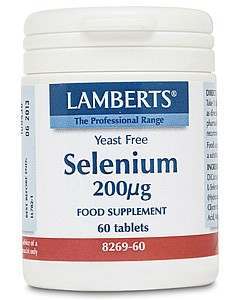 Lamberts Selenium 200mcg 60 Tablets