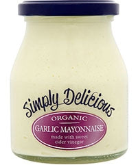 Simply Delicious Organic Garlic Mayonnaise 300g - Case of 6