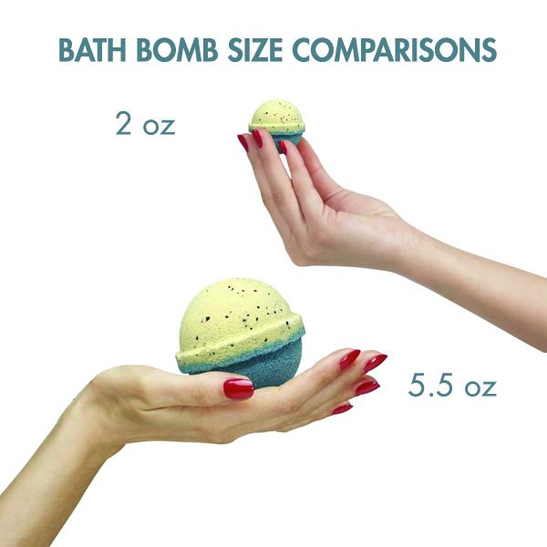 4 Large CBD Bath Bomb Bundle 5.5oz