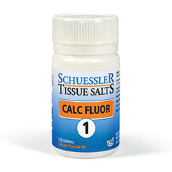 Schuessler Calc Fluor No.1 Tissue Salts 125 Tablets