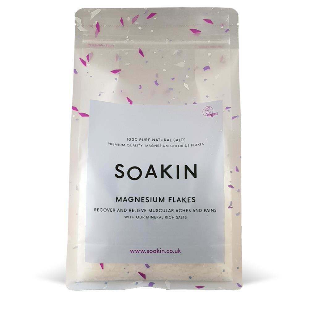 Soakin Magnesium Flakes Bath Salts 800g