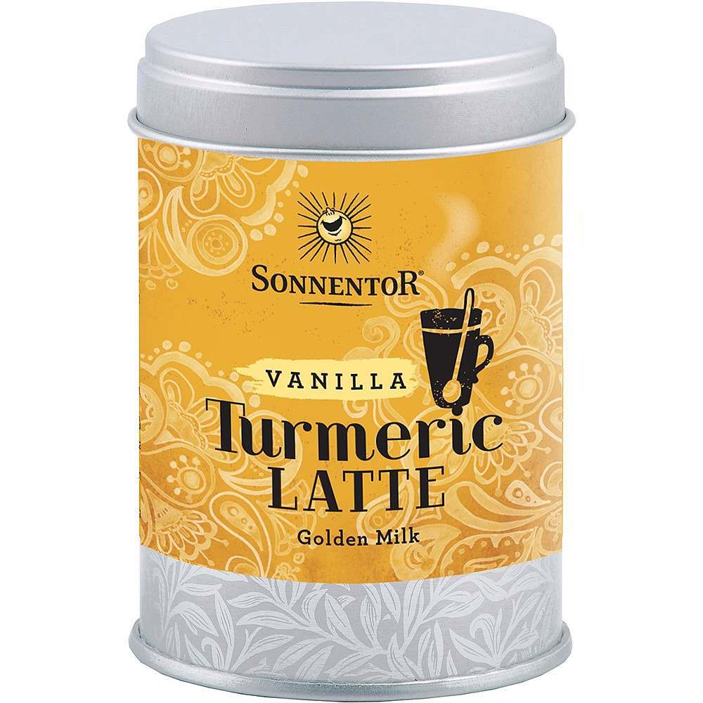 Sonnentor Organic Turmeric & Vanilla Latte Tin 60g