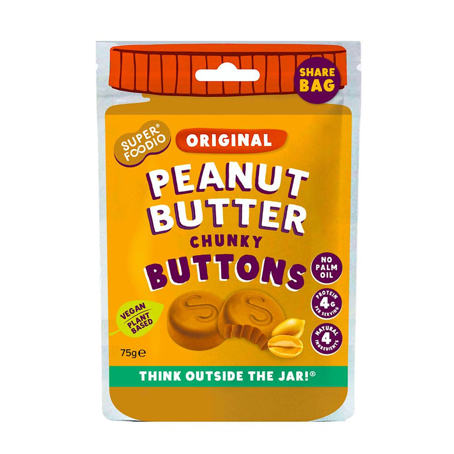 Peanut Butter Buttons - Share Bag Original 70g