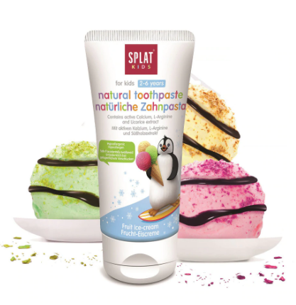 Splat Natural Fruit Ice Cream Toothpaste for Kids 55ml