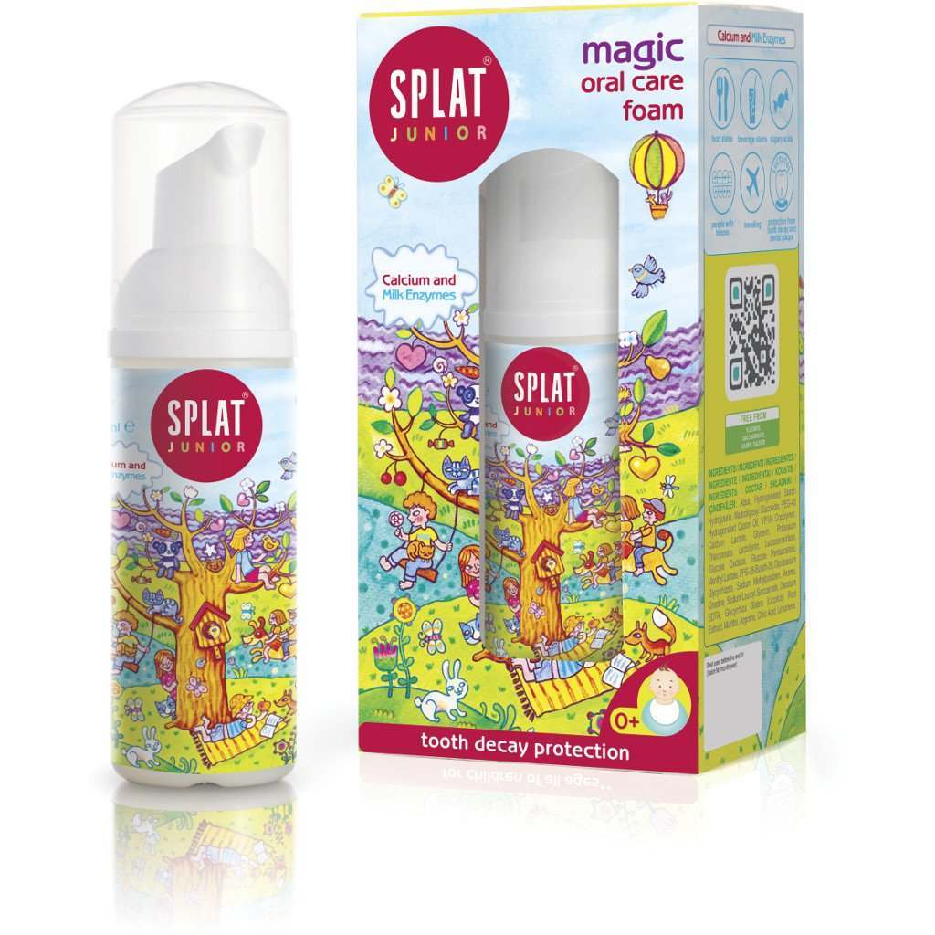 Splat Magic Oral Care Foam with Calcium for Children 50ml