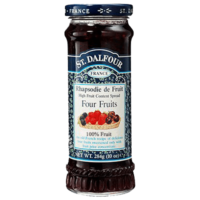 St Dalfour Four Fruits Spread 284g - Pack of 2